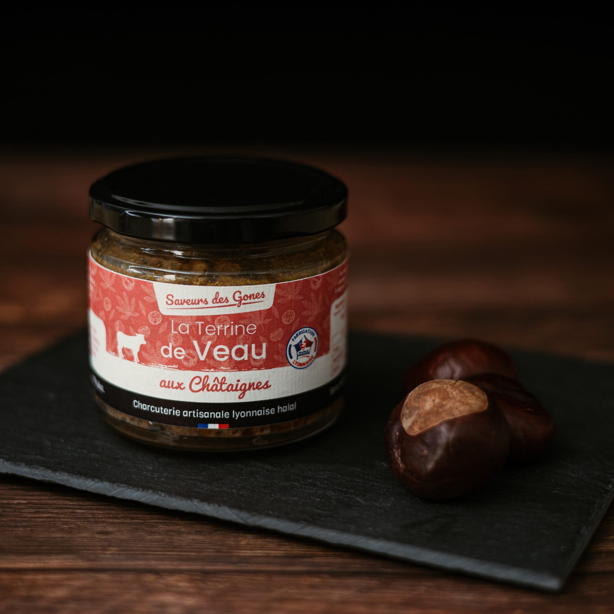 Terrine de veau aux châtaignes